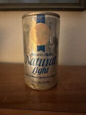 Cool vintage dented Natural Light beer can - pull tab missing - early 80’s prop picture