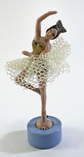 RARE Vintage Mini Magnetic Dancing Plastic Replacement Ballerina for Jewelry Box picture