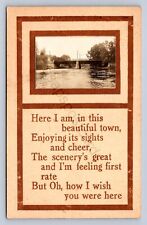 JH5/ Elkhart Indiana RPPC Postcard c1910 New Jackson Street Bridge 92 picture