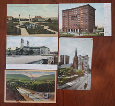 5 vintage postcards lot (early-mid 1900's); Pittsburgh Pennsylvania PA picture