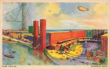 Postcard Chicago's 1933 International Exposition Electrical Group picture