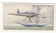 Vintage 1930 Airplane Card Supermarine Napier SS Racing Monoplane picture