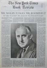 1939 October 1 RAYMOND MOLEY - AFTER SEVEN YEARS ROOSEVELT  NY Times Book Review picture