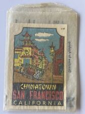 Vintage Lindgren-Turner Chinatown San Francisco California Travel Decal - New picture