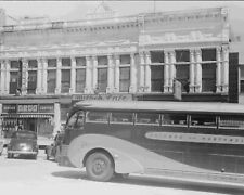 Denison, Iowa Chicago Northwestern Tour Bus Vintage Old Photo 8.5 x 11 Reprints picture