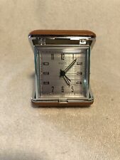 Vintage Brown Equity Travel Alarm Clock picture