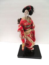 Vintage Japanese Geisha Girl on Stand 13