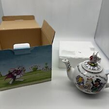 Paul Cardew Alice in Wonderland Teapot 150th Anniversary Edition Boxed 30 oz picture