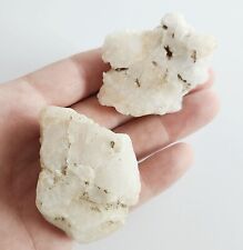 Beautiful White Quartz Crystal Natural Specimen Lot Of 2 - 145g picture