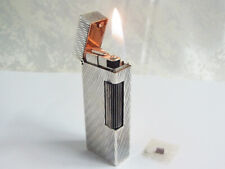 Working Dunhill Rollagas Lighter Silver Plated With flint (924 picture