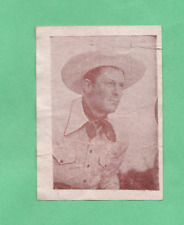 Tom Keene   Early 50's   Caramelos Cuban Westerns Film Star Card Super Rare picture