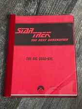 STAR TREK Script The Next Generation The Big Good-Bye Revised Final Draft 1987 picture