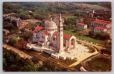 Postcard Washington DC Aerial View The Shrine of the Immaculate Conception picture