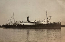 SS Sierra Steam Ship Matson Oceanic Hawaii Cruise Line c 1920s Steamship RPPC picture