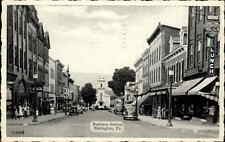 Slatington Pennsylvania PA Business Section Street Scene Vintage Postcard picture