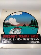 NOS FISH DECALS RAINBOW TROUT Fishing Boat Truck Sticker Trailer Hunting Outdoor picture