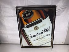 Vintage Canadian Club Glass Framed Picture (21  1/2 X 17  1/2 Inches) picture