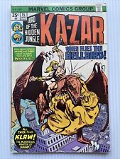 KA-ZAR #15, Marvel (1976) Classic Issue 1st Ptg VG/FN picture