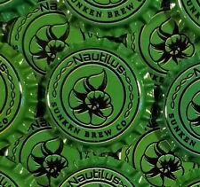 100 Green Beer Bottle Caps Nautilus picture