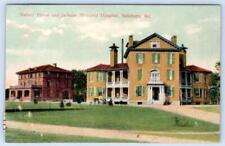 1910's SALISBURY MD NURSE'S HOME AND JACKSON MEMORIAL HOSPITAL POSTCARD picture