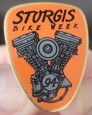 1994 STURGIS SOUTH DAKOTA BIKE WEEK MOTORCYCLE BIKER ENAMEL PIN BADGE picture