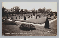 Postcard RPPC Sunken Garden In Antelope Park Lincoln Nebraska Houses Unposted picture