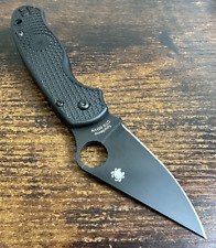 Spyderco Para 3 PM3 Lightweight Knife Black FRN CTS BD1N C223PBBK FACTORY SECOND picture