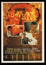 Seven Movie Cinema Film Spanish Poster Art Postcard picture