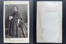 Elisabeth of Saxony-Altenburg, Grand Duchess of Oldenburg vintage cdv albums picture