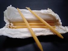 6 Vintage Williamsburg Beeswax Candles In Original Box 7.5