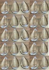 20PCs Tear drop Chandelier Crystal Glass Pendants Flat Surface 2.2 inch Dangle picture