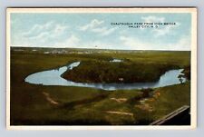 Valley City ND-North Dakota, Chautauqua Park From High Bridge Vintage Postcard picture