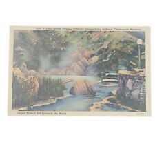 Postcard The Big Springs Thermopolis Wyoming USA picture