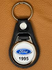 1995 FORD BLACK PREMIUM LEATHER KEYCHAIN picture
