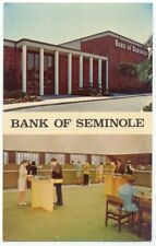 Bank Of Seminole FL Vintage Postcard Florida picture