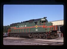 Original Railroad Slide CIM Chicago & Illinois Midland 80 SD20 Creve Coeur, IL picture