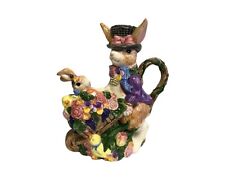 1990s Fitz and Floyd Mayfair Bunny Tea Pot picture