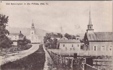 1924, Old Bennington in the 1850's, BENNINGTON, Vermont Postcard - Albertype picture