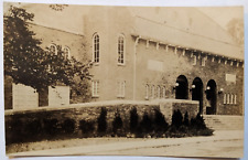 Hoover Auditorium Exterior Lakeside Marblehead Ohio Vintage AZO RPPC Postcard B6 picture