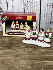 Vtg 90s Lemax Village Figurines Choir Boys & Girls  Forgotten Summer Christmas  picture