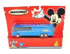 2003 Disney Hasbro WDW Theme Park Exclusive Mickey Die Cast Blue Bus Coach NIB picture