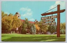 Postcard Buchtel Memorial Chapel University of Denver Colorado picture