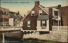 Barbara Fritchie Home ~ Frederick Maryland ~ c1910 handcolored postcard picture
