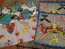 3 Vintage 90's POWER RANGERS Fabrics by SPRINGS Saban - Collectible - RARE picture