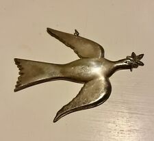 Gorham STERLING SILVER Mount Vernon Dove 1972 Christmas Ornament picture