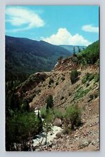 Aspen CO-Colorado, Independence Pass, Roaring Fork River, Vintage Postcard picture