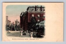 Washington DC-Agriculture & Smithsonian Institute, Vintage c1909 Postcard picture