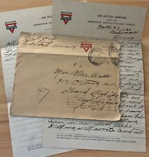 WWI AEf letter Co F 5th Inf haven’t been paid, no news about coming home yet. picture