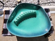 Vintage Large Royal Haeger Ashtray R1755 USA MCM Torquise Teal Retro Hipster 60s picture