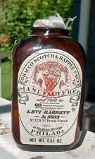 Antique Vintage Tobacco Scotch & Rappee Snuff Bottle - Levi Garrett & Sons picture